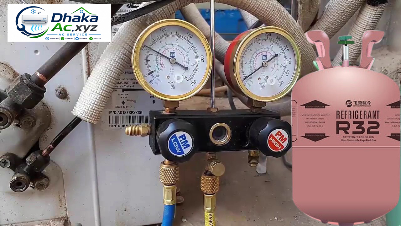AC Full Gas Charge R32 (এসি ফুল গ্যাস রিফিল R32)