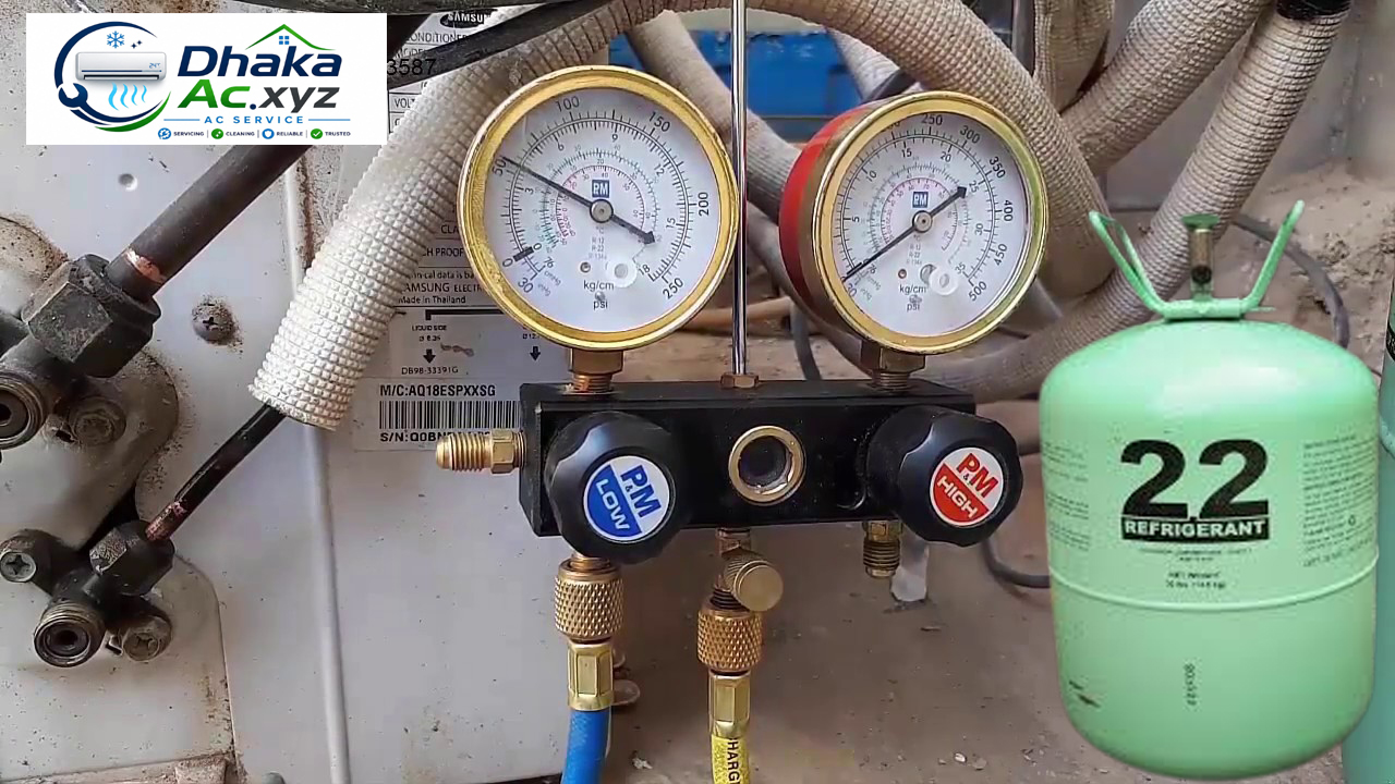 AC Full Gas Charge R22 (এসি ফুল গ্যাস রিফিল R22)