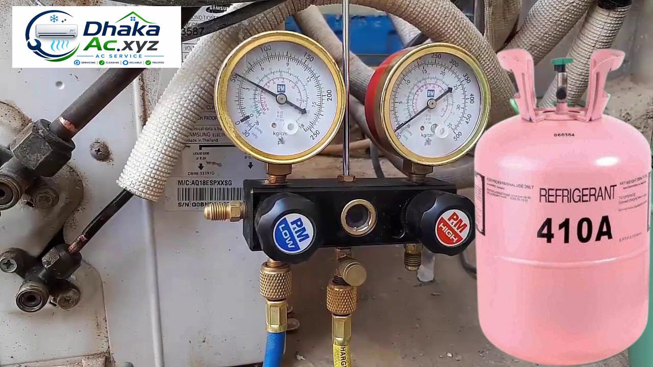 AC Full Gas Charge 410 (এসি ফুল গ্যাস রিফিল 410)